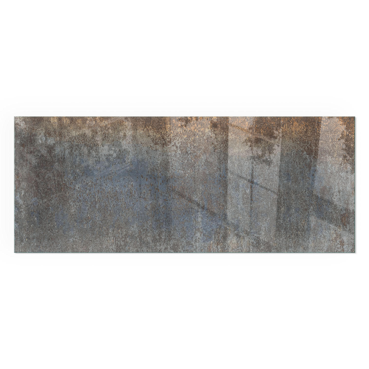 GLASPLATTE für Kamin 125x50 cm - Braun, Glas (125/50/0.4cm) - TULUP