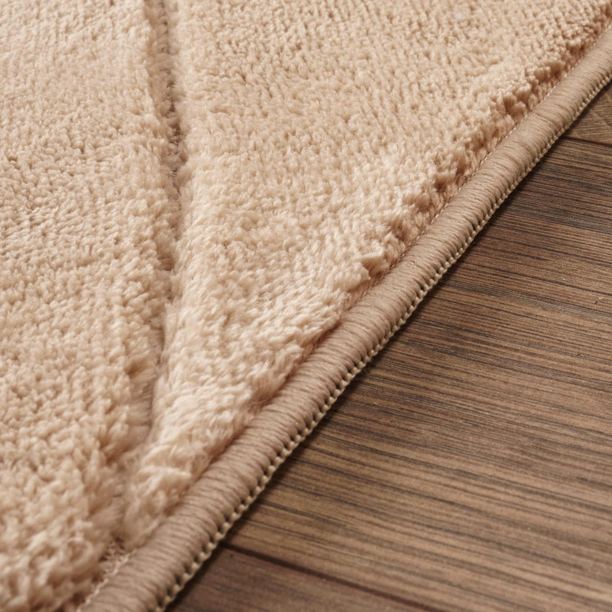 FLACHWEBETEPPICH Skandinavisch Beige 80 x 150 cm - Sandfarben, Kunststoff (80/150cm) - TT Home