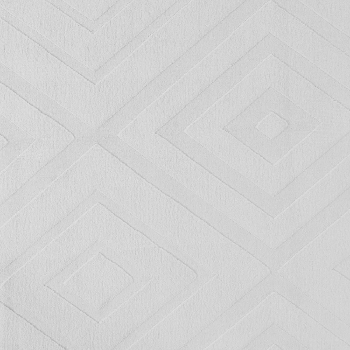 TEPPICH Hellgrau 160/230 cm Borah - Hellgrau/Grau, Textil (160/230cm) - Beliani