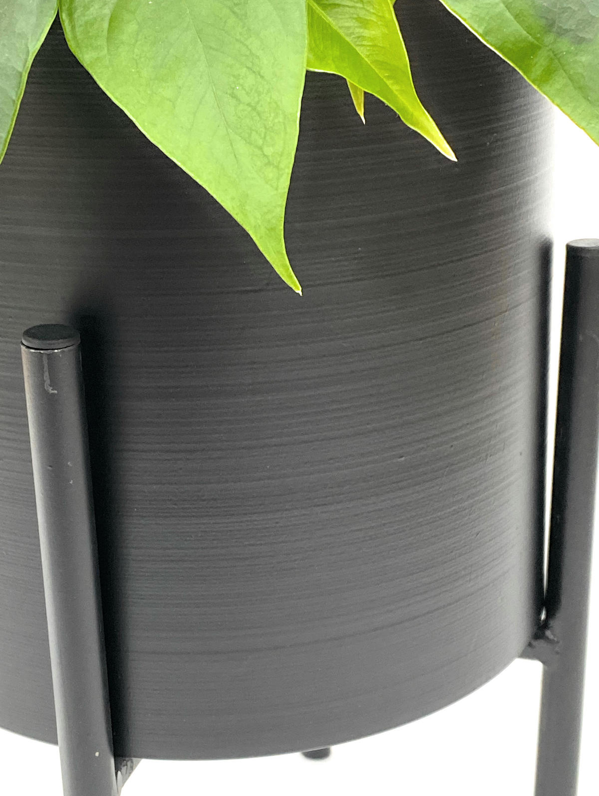 BLUMENSTÄNDER Metall Schwarz 21/21/32 cm - Schwarz, Metall (16.5/24/16.5cm) - DanDiBo