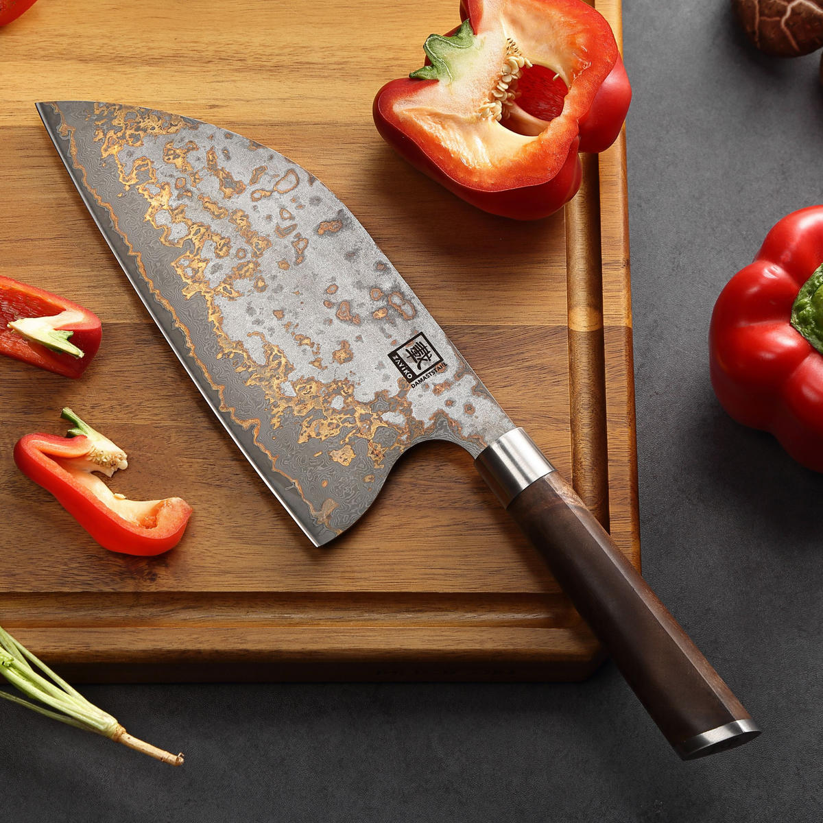 CHAI DAO 20 cm - Ahornfarben, Holz/Metall (35cm)