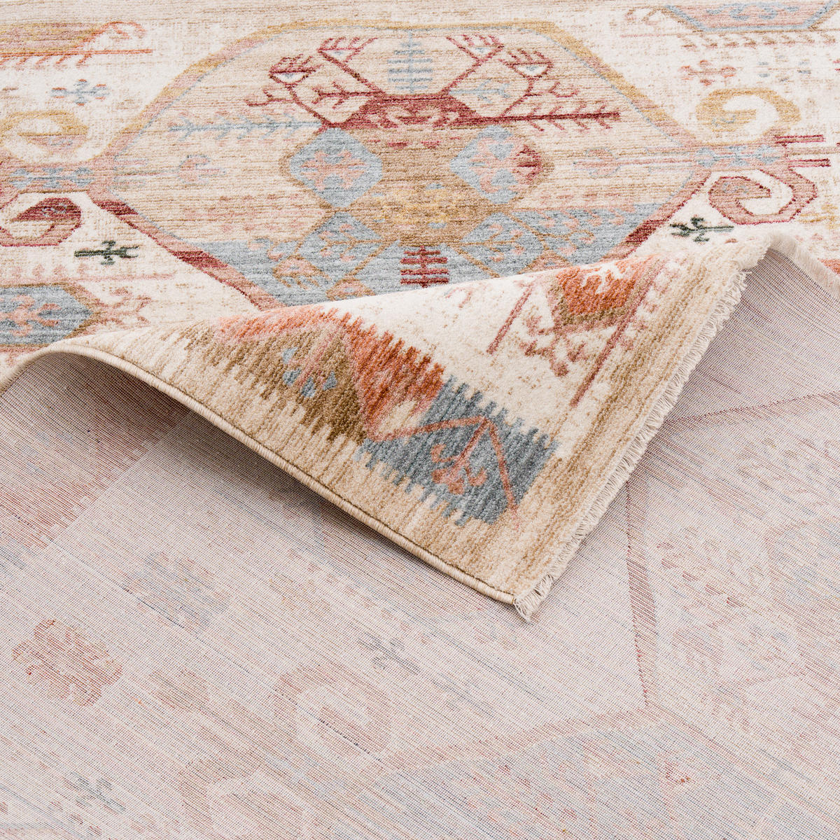 TEPPICH VINTAGE VALERO - Creme, Textil (160/240cm) - Pergamon