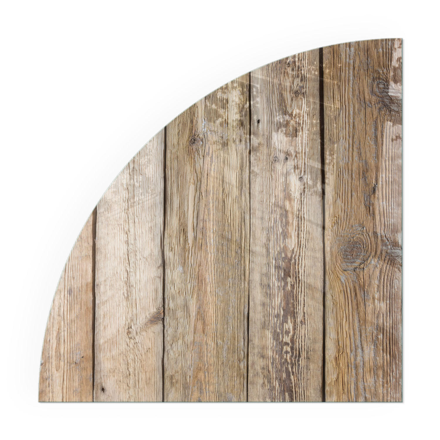 GLASPLATTE für Kamin 100x100 cm - Beige, Glas (100/100/0.4cm) - TULUP