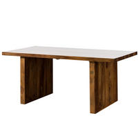 ESSTISCH Sheesham 180x90x76 walnuss lackiert DUKE #102 - Dunkelbraun, Holz (180/90/76cm) - Massivmoebel24