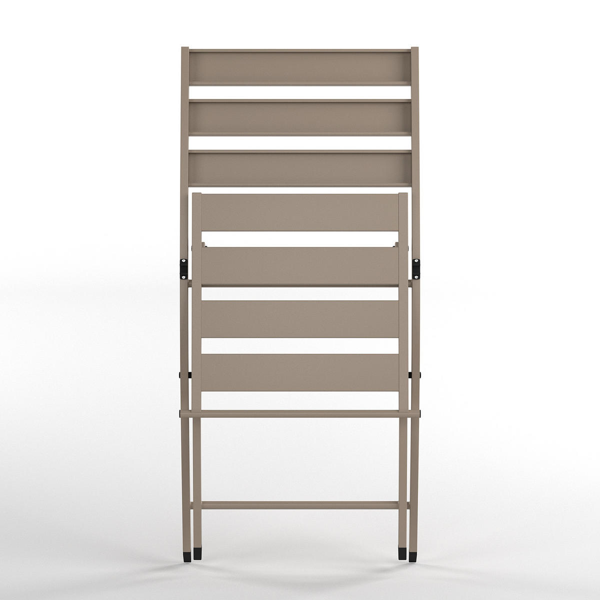 GARTENESSGRUPPE - 5-teilig - Stahl - Anthrazit - Taupe, Metall - home24