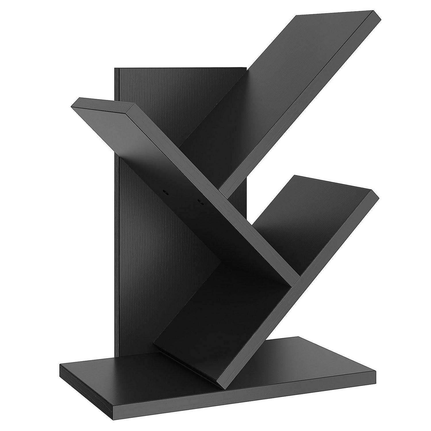 BÜCHERREGAL Baumform Schwarz 40.5 cm - Schwarz, Holzwerkstoff (17/40.5/30cm)