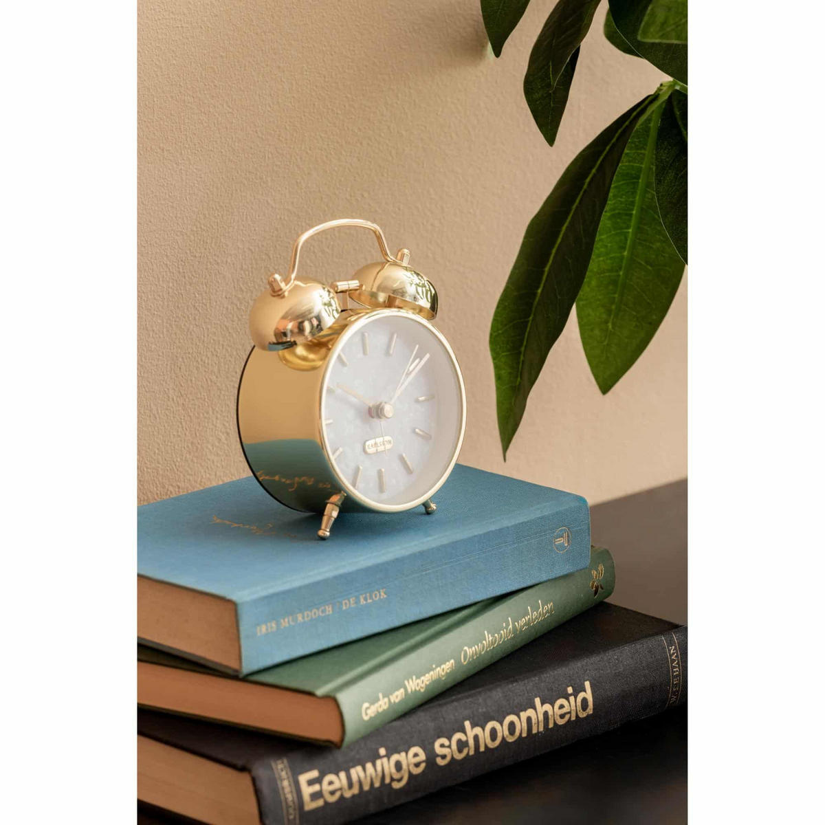 WECKER Pearl Glow Gold 12/4.6/12 cm - Goldfarben, Metall (4.6/12/12cm) - Karlsson