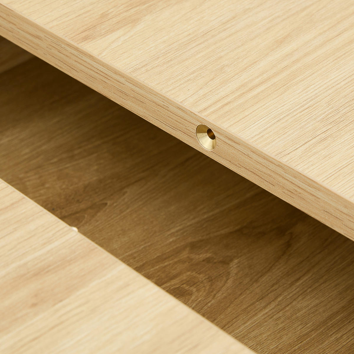 AUSZIEHTISCH Nussbaumfarben/Hellholzfarben 130-160/80/75,5 cm - Walnussfarben, Holz (80/130/75.5cm) - PANGIVO