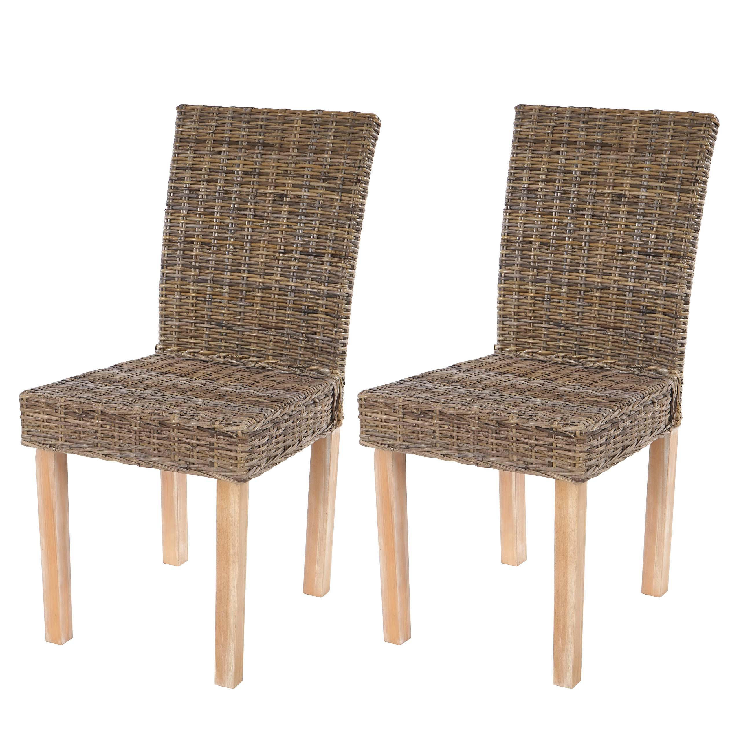 ESSZIMMERSTUHL Braun 2er-Set - Braun, Holz (43/89/56cm) - MCW
