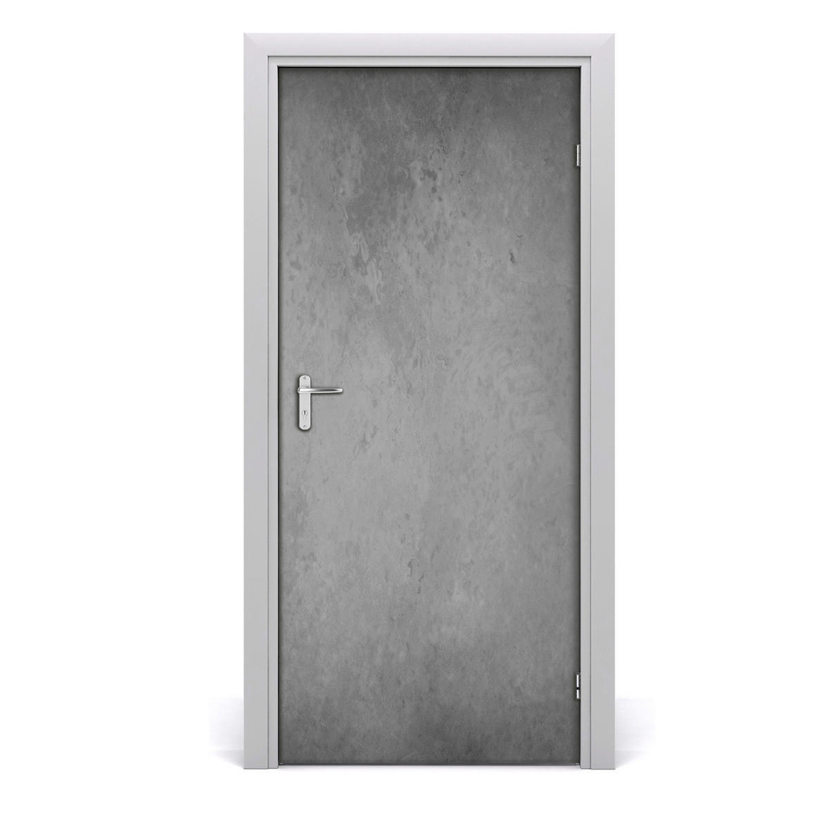 TÜRAUFKLEBER 95x205 cm Dekorativ für Türen - Dunkelgrau, Kunststoff (95/205/0.01cm) - TULUP