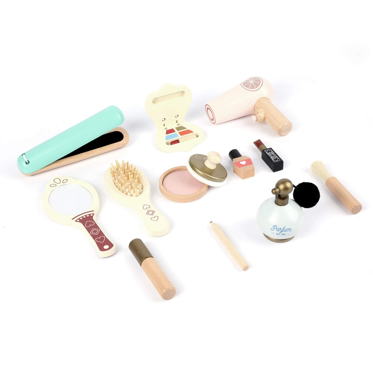 HOLZSPIELZEUG MAKEUP-SET - Multicolor, Holz (16/16.7cm)