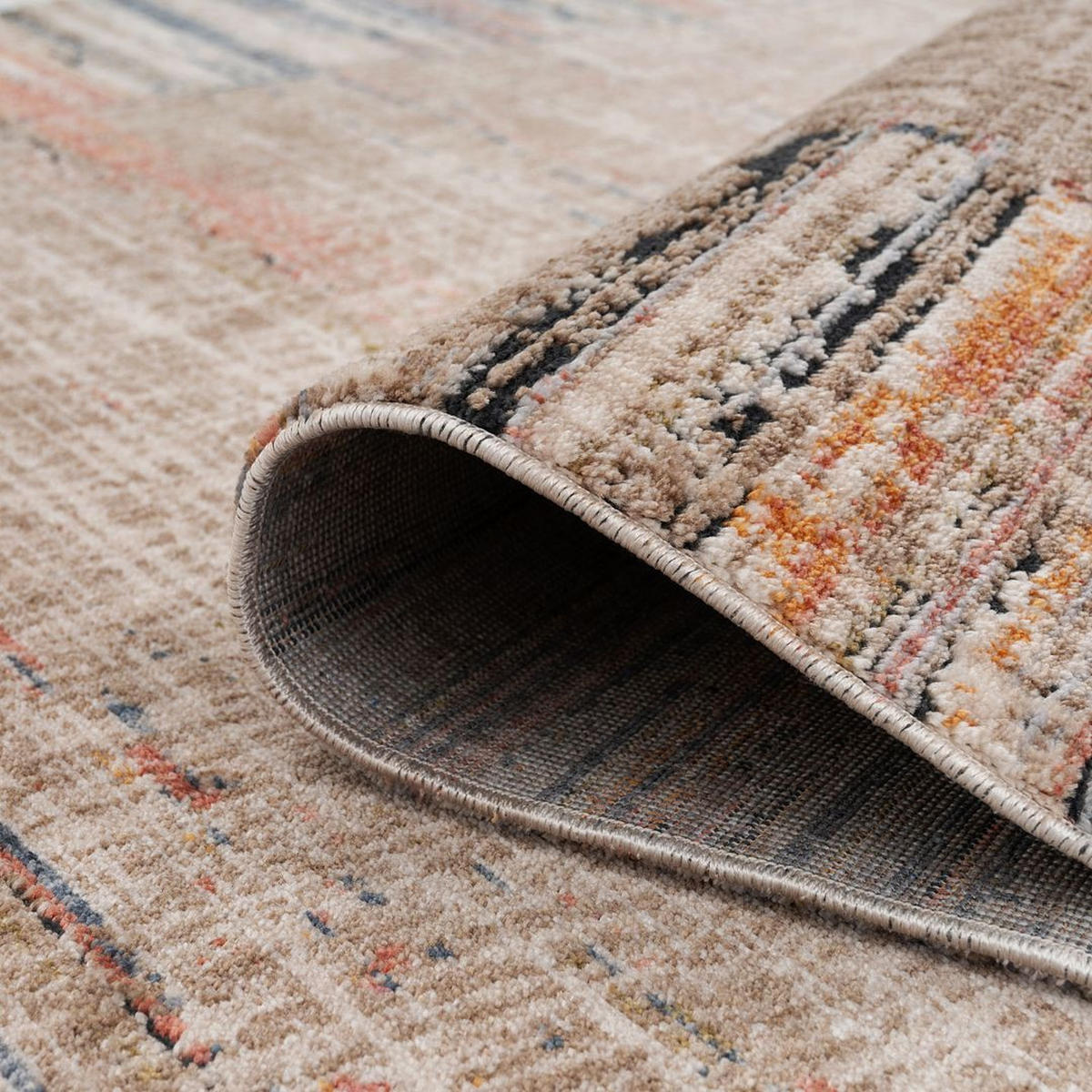 WEBTEPPICH Fionna Alden Mehrfarben - Multicolor, Textil (117/170cm) - Kukoon Rugs