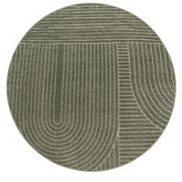 OUTDOORTEPPICH 160/160 cm Cotton 240 - Grün, Kunststoff (160/160cm) - Paco Home