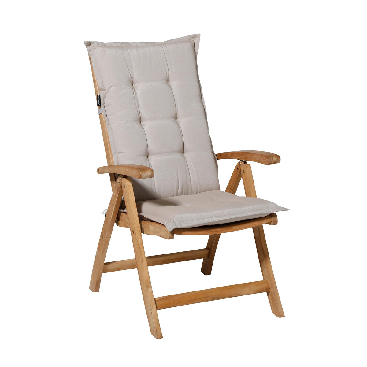 GARTENSTUHLKISSEN Panama 123/50 cm 4er-Set - Beige, Textil (50/7/123cm) - Madison