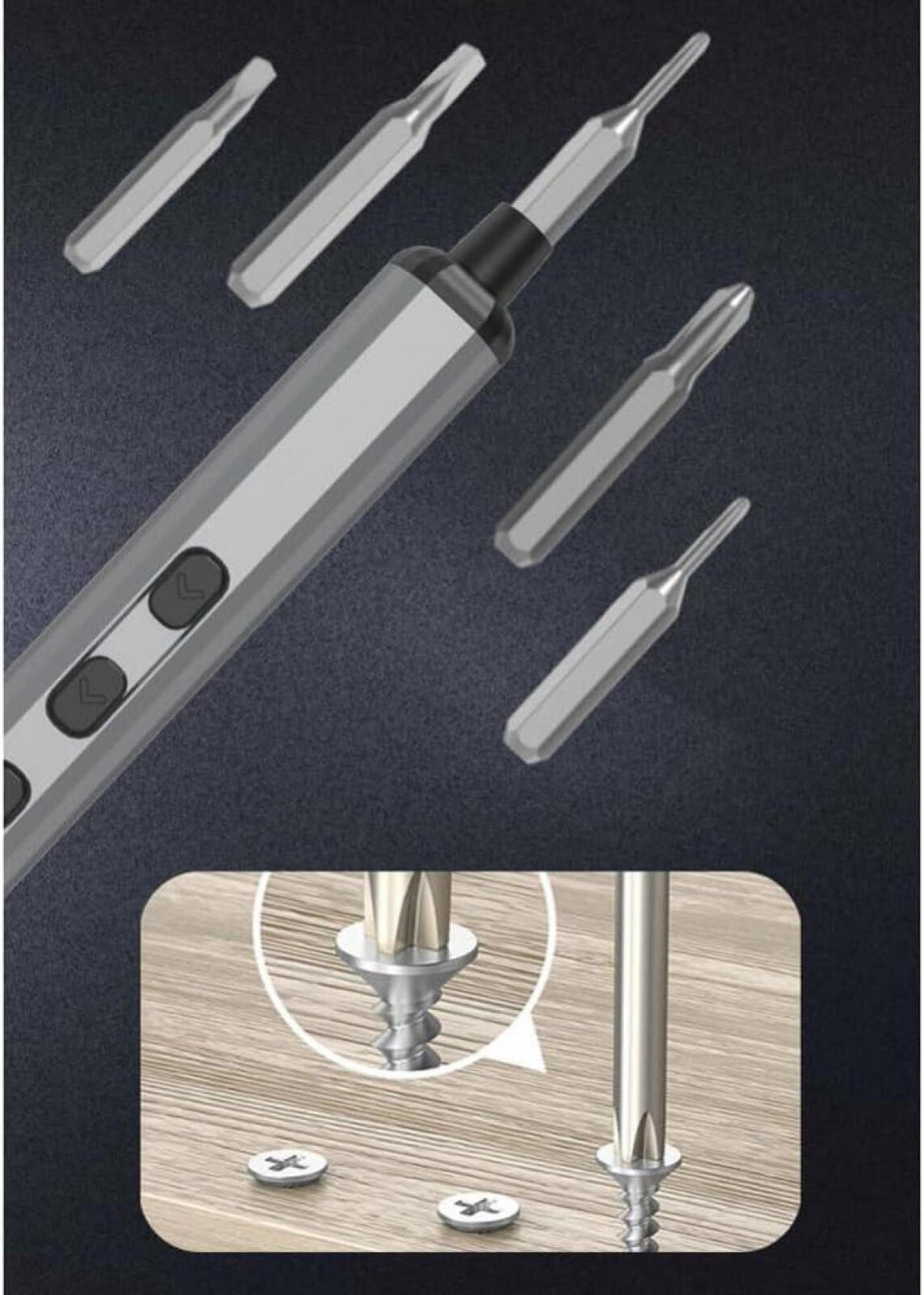 SCHRAUBENDREHERSATZ, 68-in-1, 5 Drehmomenteinstellungen - Schwarz, Metall (19.4/9.3/2.5cm) - DCA