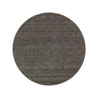 WOLLTEPPICH rund Jamal Grau ø 200 cm rund - Grau, Textil (200/200cm) - benuta Nest