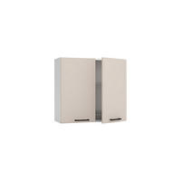 HÄNGESCHRANK mit Geschirrtrockner - W80SU - Morvex - Modernes Design - Beige, Holz/Metall (80/72/30cm) - ROYAL24_MARKT