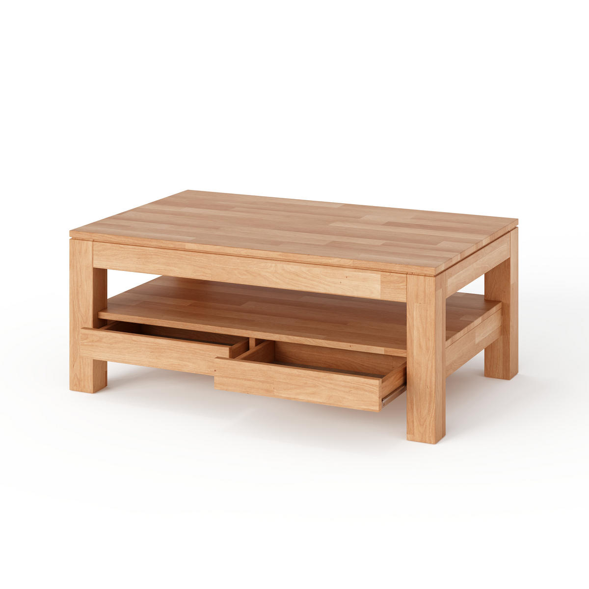 COUCHTISCH Viborg - Buchefarben, Holz (110/70/45cm) - kiki design