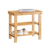 SCHUHREGAL Natur - Naturfarben, Holz (50/45/29cm) - SoBuy