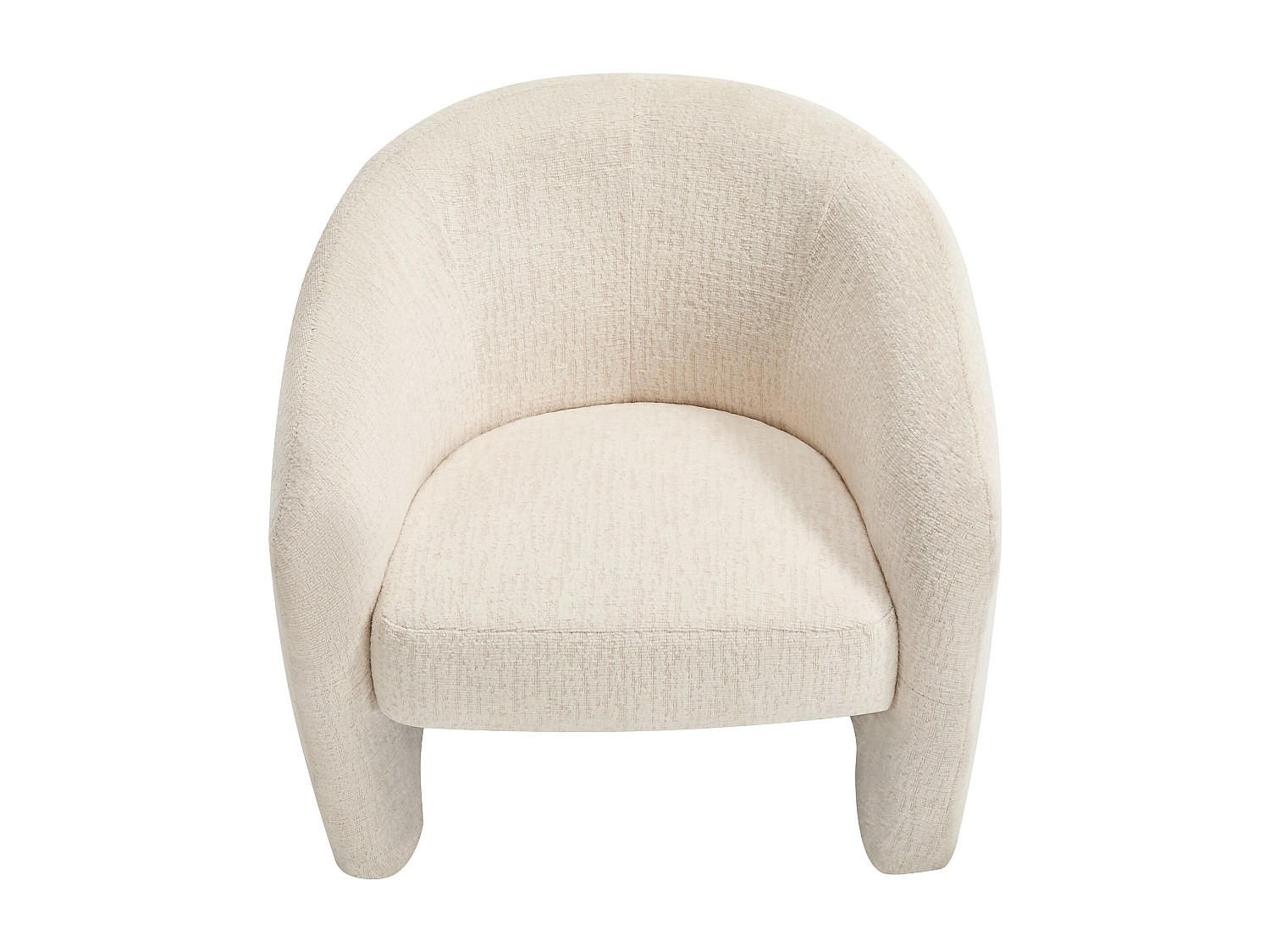SESSEL mit gerader Rückenlehne - 1 Person - Stoff - Beige - - Beige, Textil (56/52/52cm) - Vente-Unique