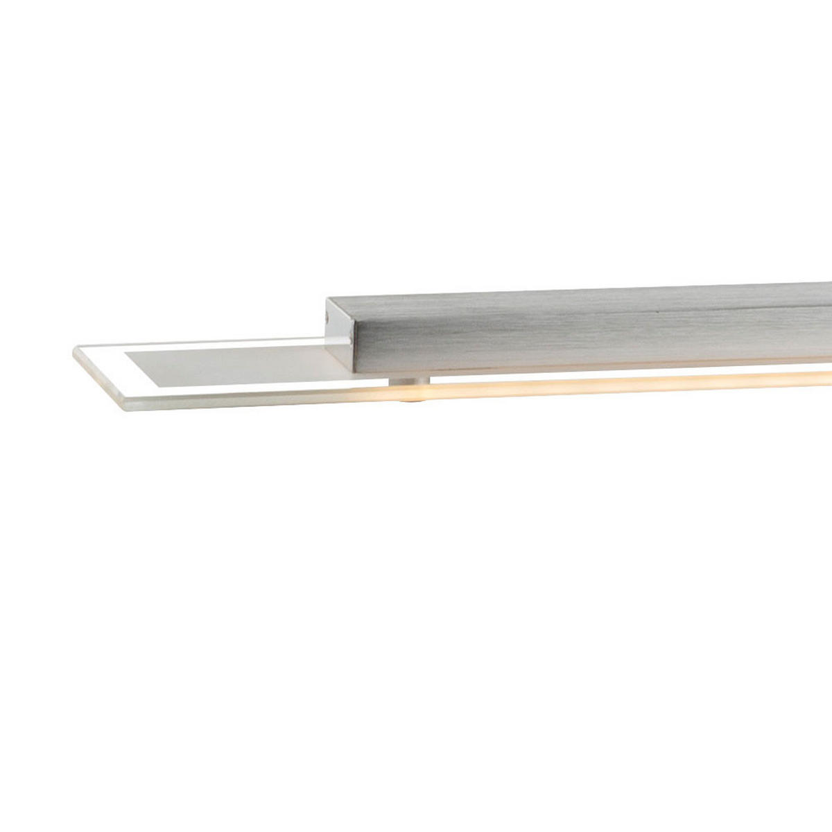 LED HÄNGELEUCHTE KISIMEN Silber satiniert - Silberfarben, Glas (70/7/120cm) - Globo Lighting