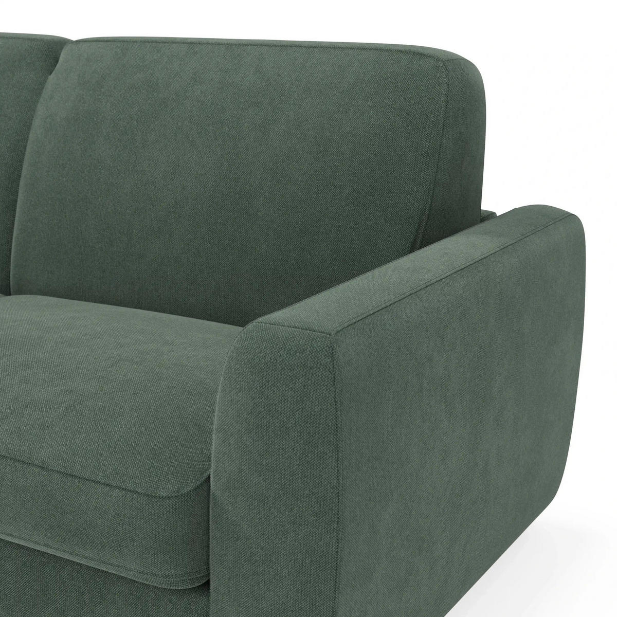 SCHLAFSOFA Leonida - Grün, Metall (222/92/98cm) - Divani.store