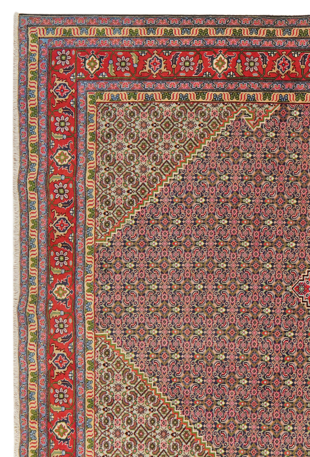 ORIENTTEPPICH handgeknüpft Ardebil Blau 295/197 cm Schurwolle - Blau, Textil (197/295cm) - Looma