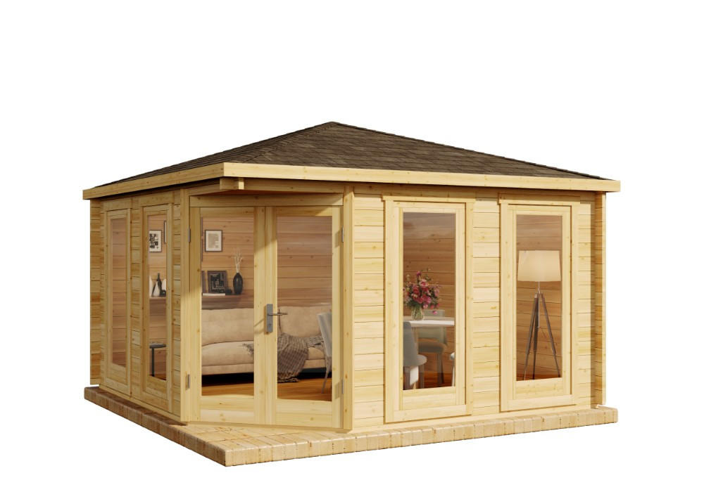 Alpholz Gartenhaus Pinien 409x283x409 cm