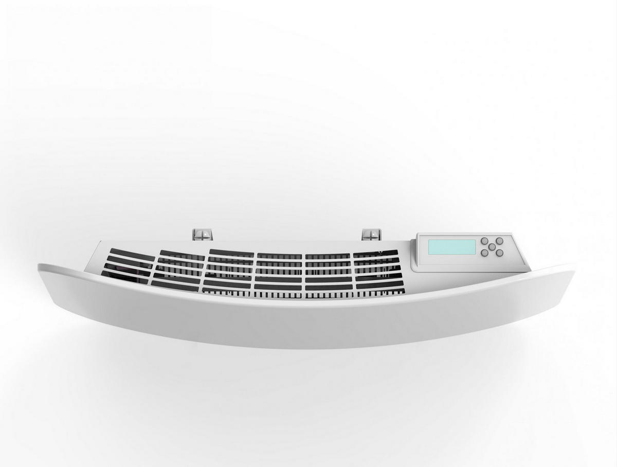 KERAMIK-HEIZUNG Weiß mit WiFi-Kontrolle 1000 W - Weiß, Keramik (73/53/10cm) - Purline
