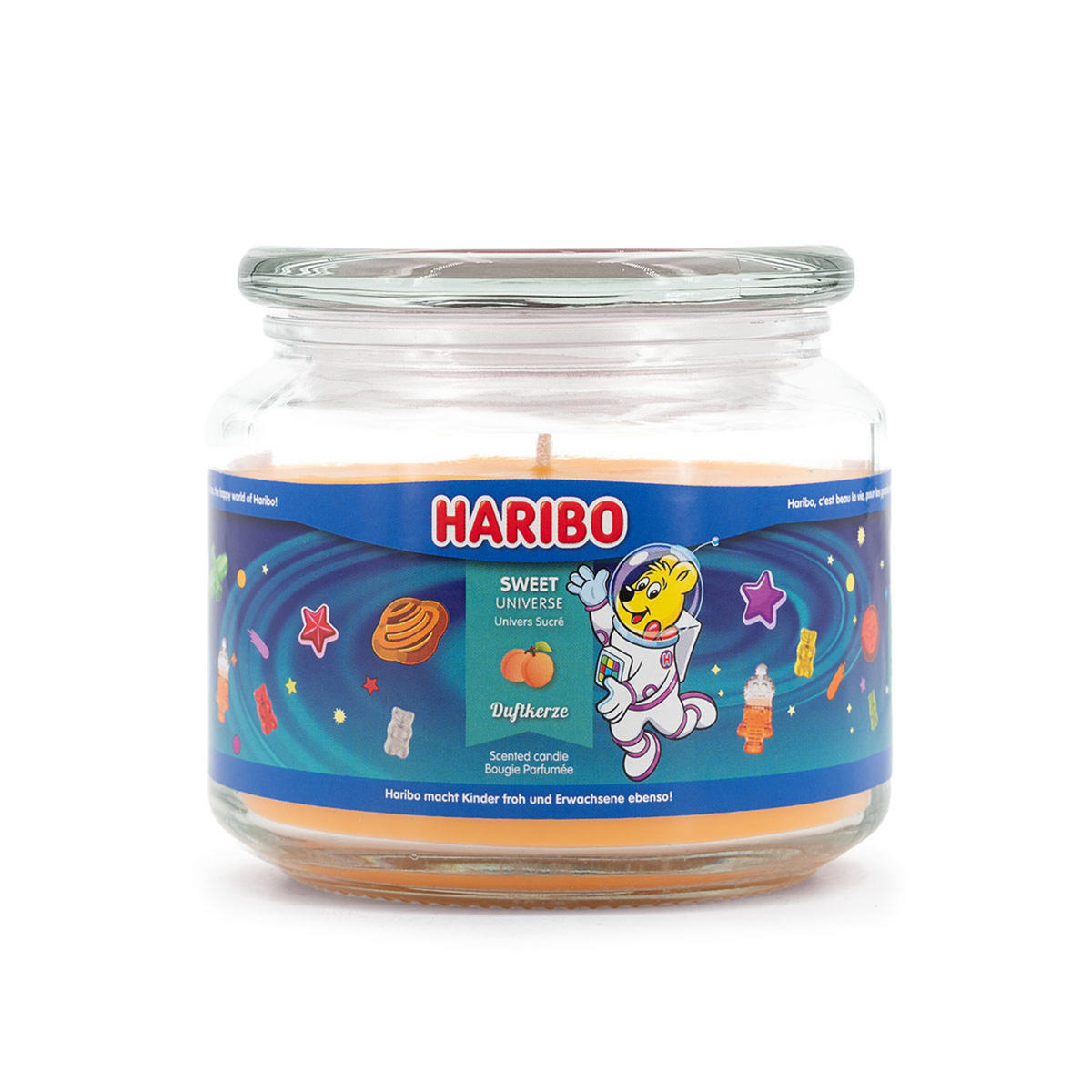 HARIBO™ Duftkerze - Orange, Naturmaterialien/Glas (9.5cm)