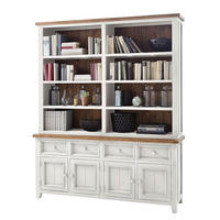 REGAL - Kiefer massiv - Weiß, Holz (180/220/45cm) - home24