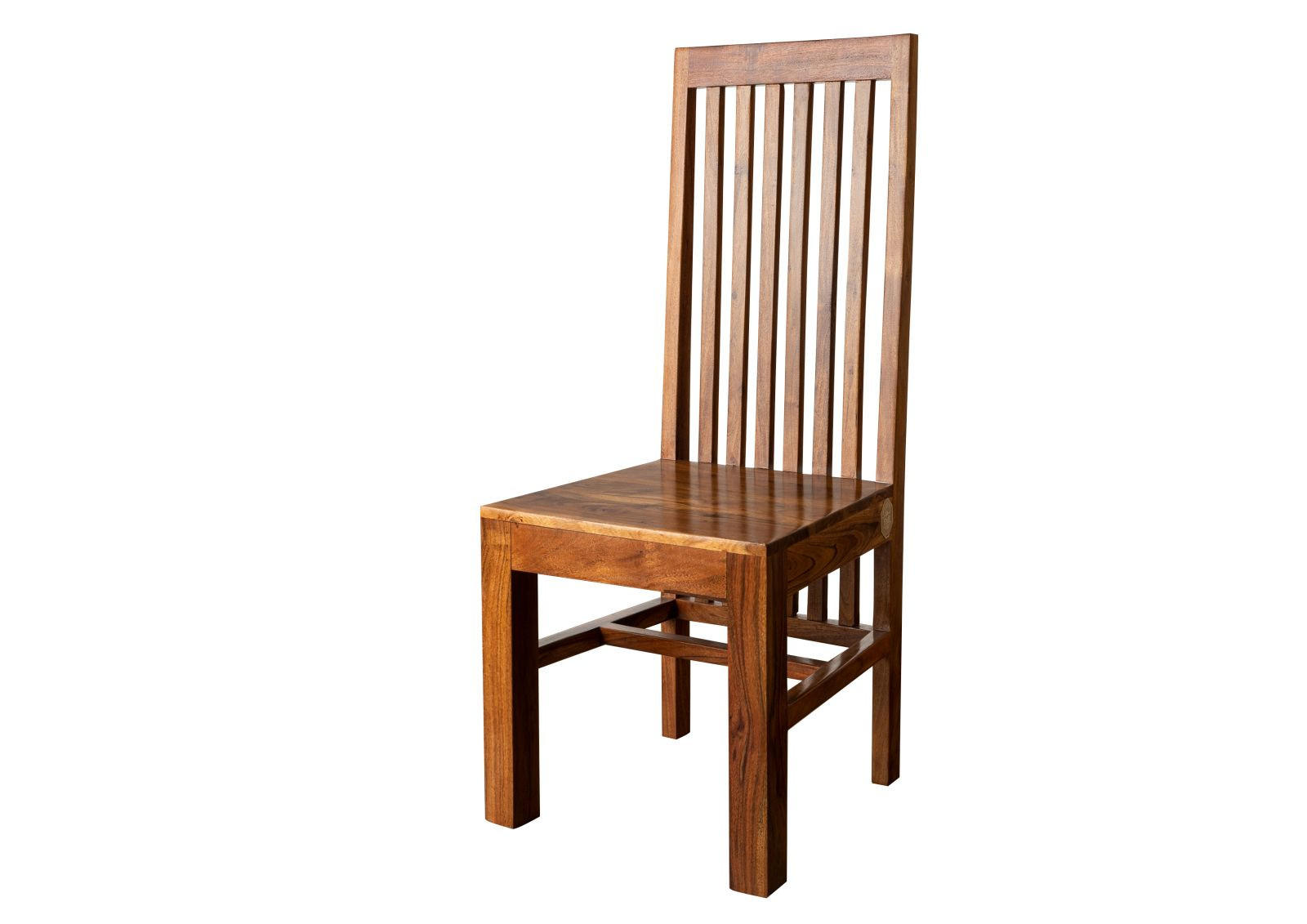 STUHL Massivholz 45 x 46 x 110 cm hellbraun OXFORD #25 - Braun, Holz (45/110/46cm) - Massivmoebel24