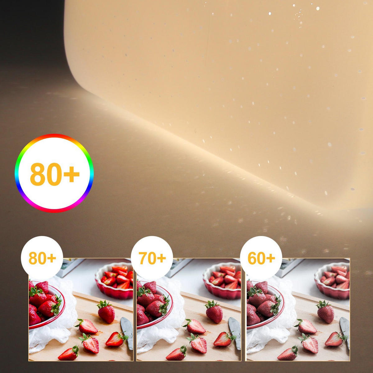 LED-DECKENLEUCHTE Adelheid 21/21/4 cm - Weiß, Kunststoff (21/21/4cm) - Nettlife