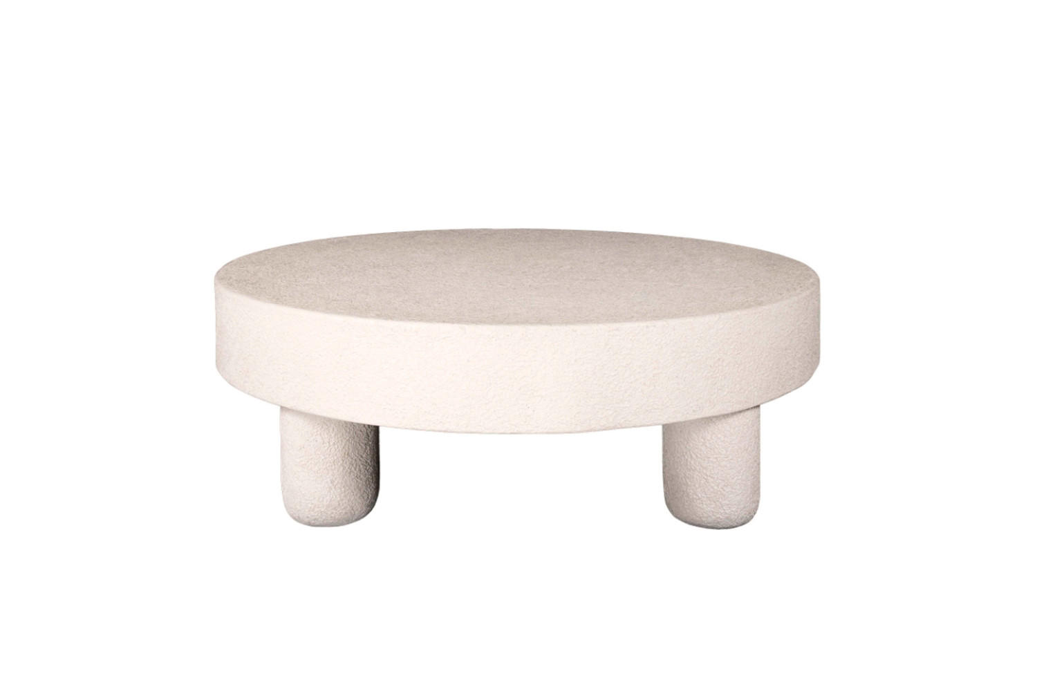 COUCHTISCH PECOS Weiß Marmor - Weiß, Stein (110/110/35cm) - KAWOLA