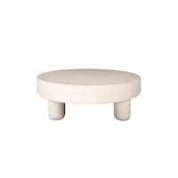 COUCHTISCH PECOS Weiß Marmor - Weiß, Stein (110/110/35cm) - KAWOLA