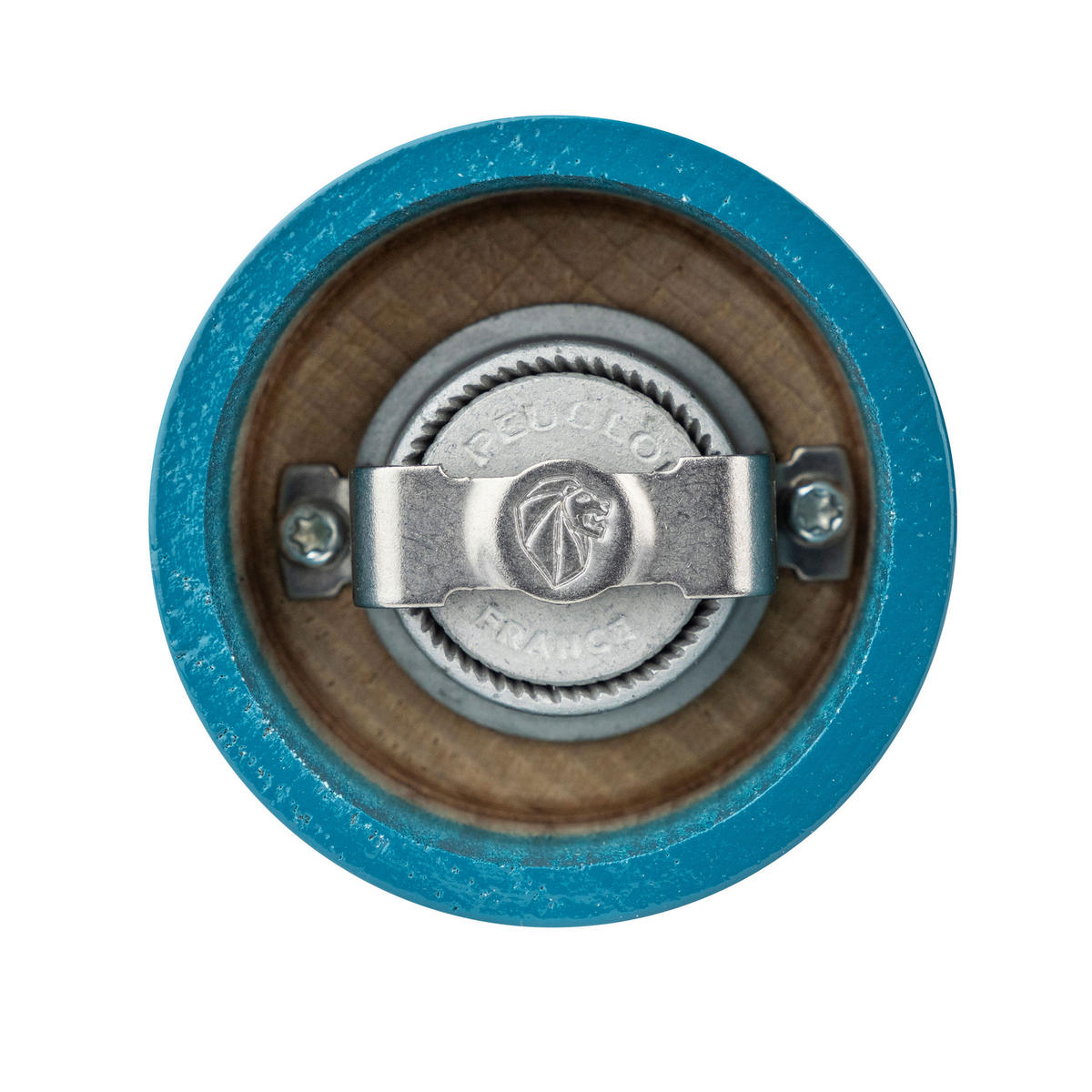PFEFFERMÜHLE Bistro 10cm BuchenholzPazifikblau Stahlmahlwerk - Blau, Holz (5.3/10/5.3cm) - PEUGEOT
