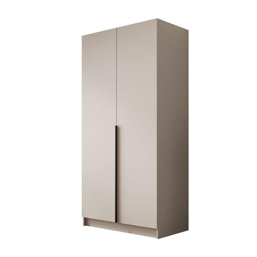 KLEIDERSCHRANK AUREL KASCHMIR 2D - Kaschmir, Holzwerkstoff (100/210/57cm) - Lookway
