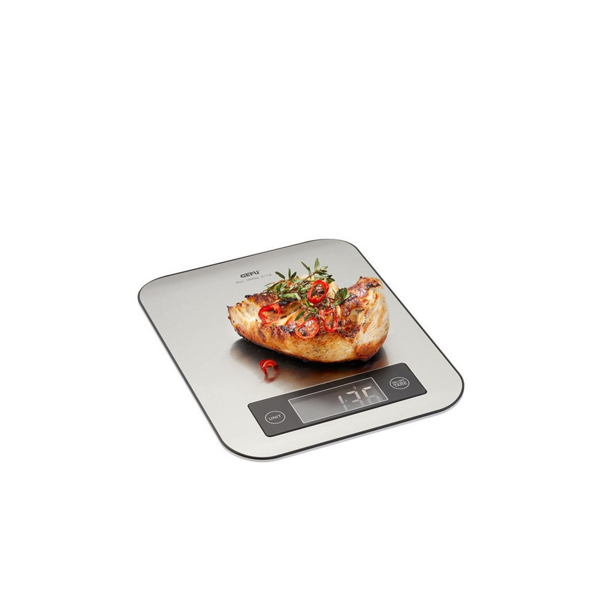 KÜCHENWAAGE G21930 - Silberfarben, Metall - Gefu