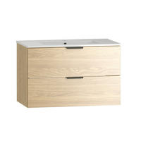 WASCHTISCH 80cm Astrid Holz - Braun, Holzwerkstoff (80/50/45.8cm) - Petits-meubles