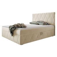 BOXBETT Simoti - Beige, Holzwerkstoff (180/200cm) - MIRJAN24