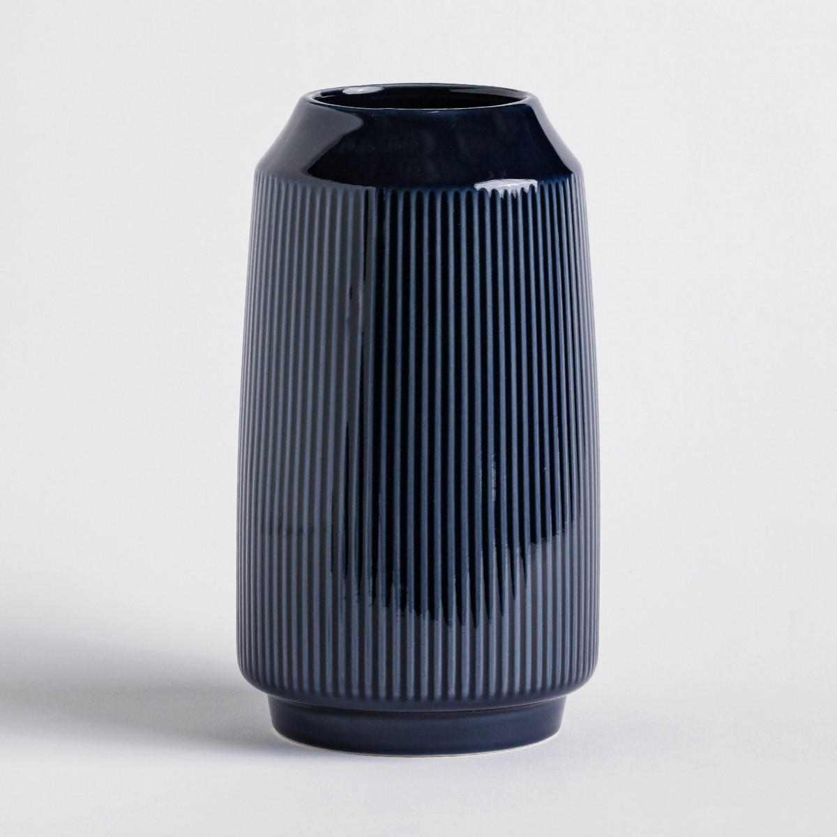 VASE Silken 26x14cm - Blau, Keramik (26cm) - home&you