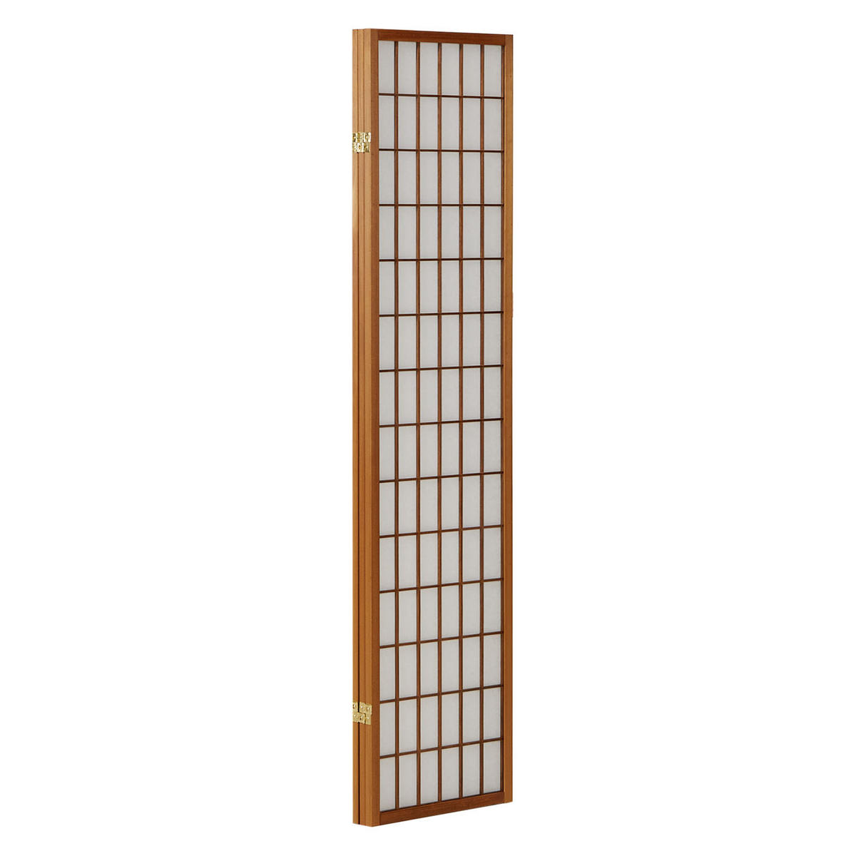 PARAVENT 3-tlg. 132/175 cm Braun Shoji - Braun, Holz (132/175/175cm) - Homestyle4u