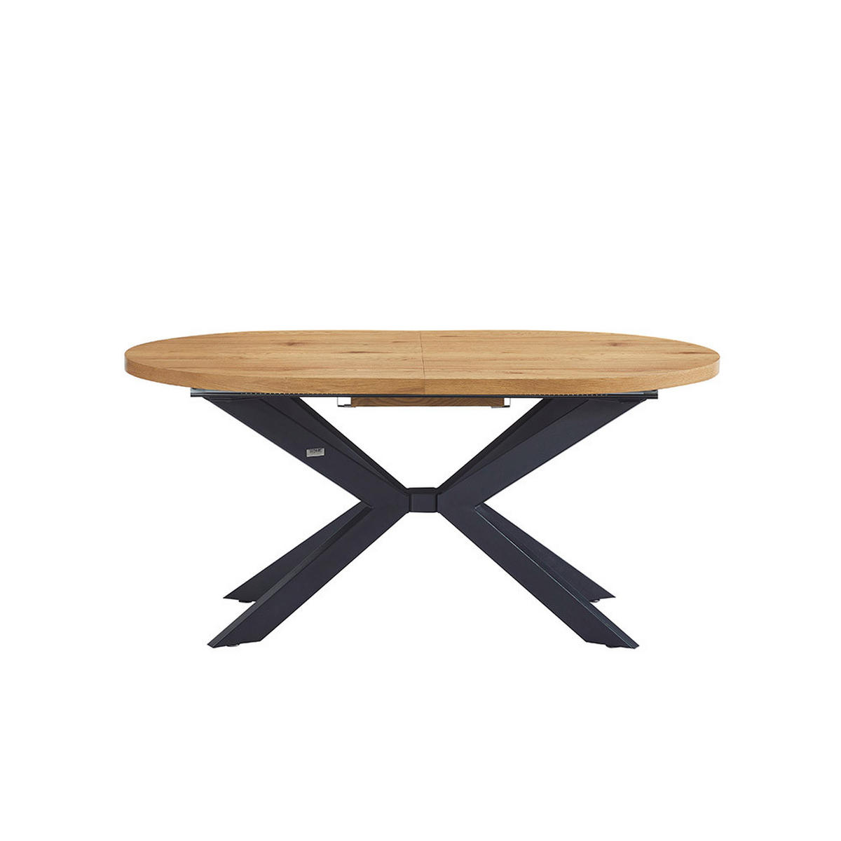 ESSTISCH OVAL AVENTI - Light Oak, 200 x 100 cm - Hellbraun, Holz (160/100/4cm) - Home Deluxe