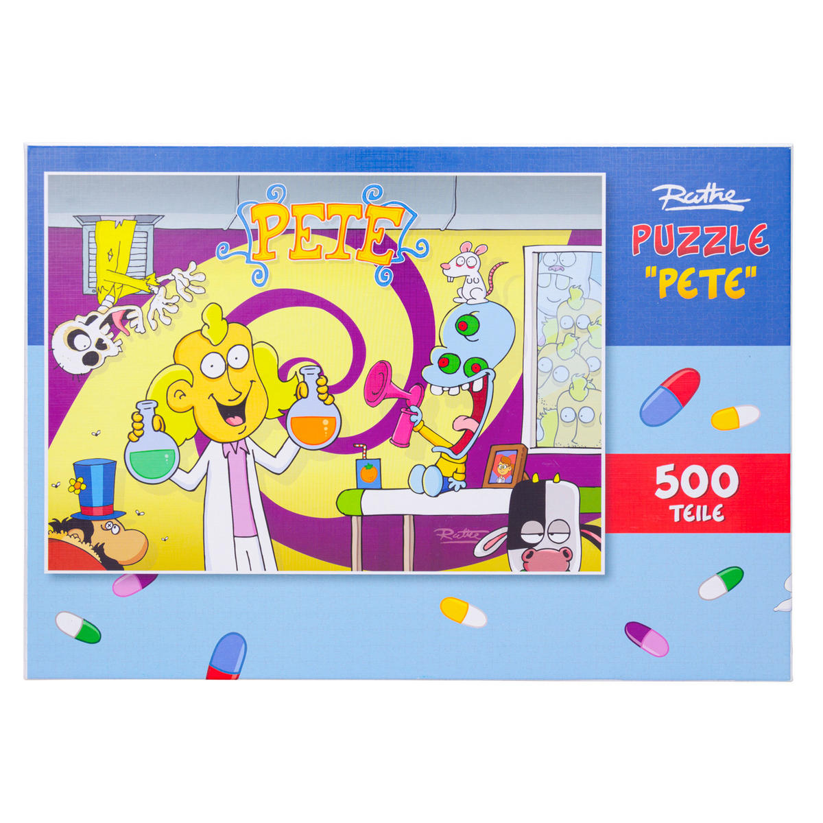 PUZZLE Ralph Ruthe PETE 500 Teile - Multicolor, Karton (25.5/20.5cm) - United Labels
