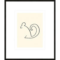 BILD gerahmt 53x63 cm Pablo Picasso „Eichhörnchen“ - Weiß, Holz (53/63cm) - artissimo