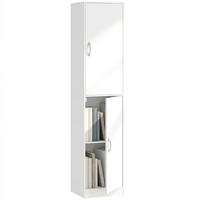 BÜCHERREGAL DE-09953 5-stöckig mit verstellbaren Böden Weiß - Weiß, Holzwerkstoff (35/180/40cm) - ComfortXL