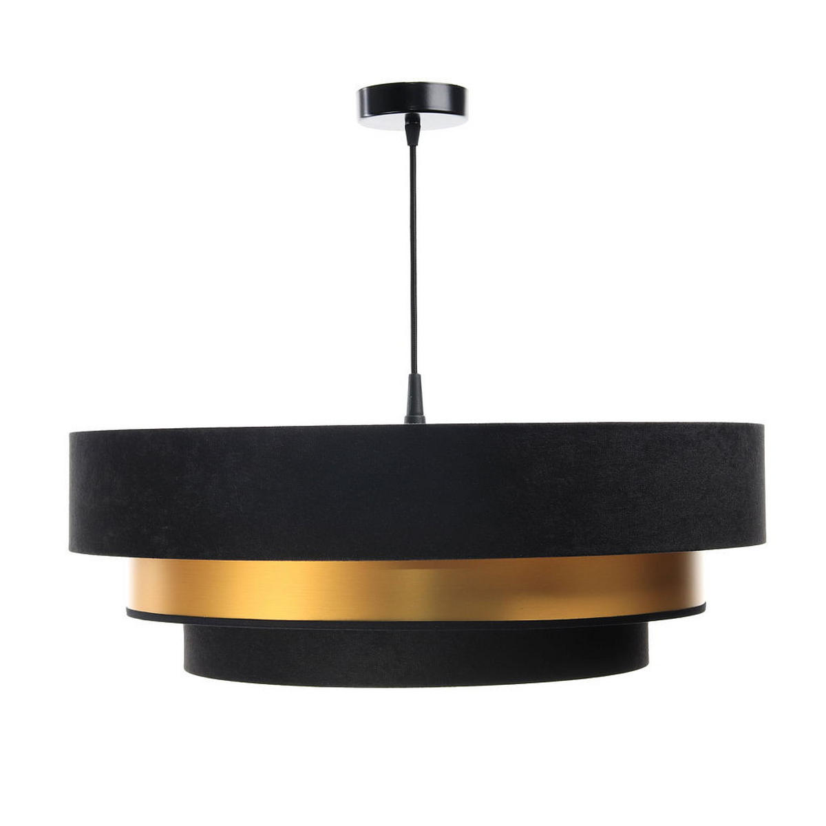 HÄNGELEUCHTE Gold 60/20 cm - Goldfarben, Kunststoff (60/1.5/20cm) - ONZENO