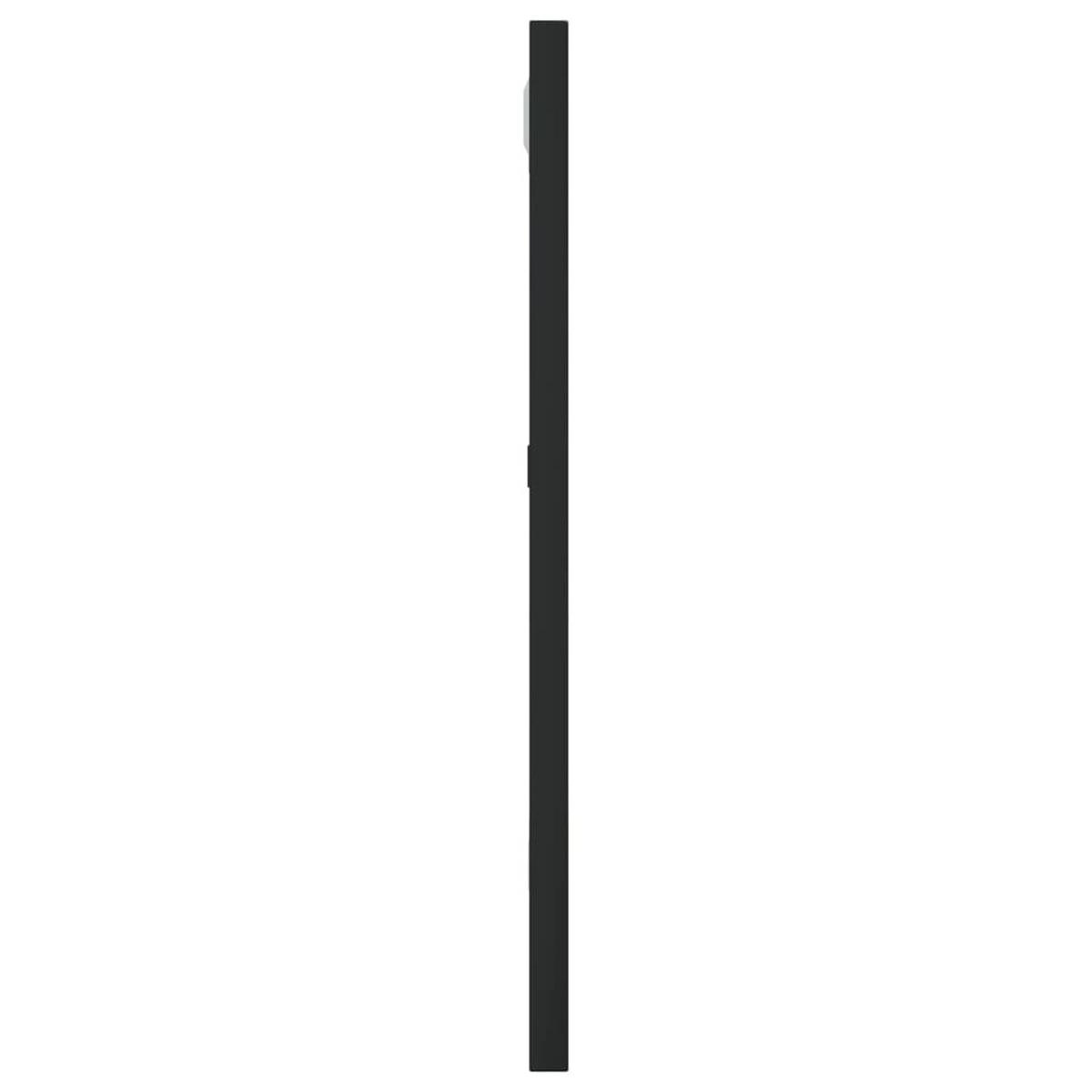 WANDSPIEGEL Schwarz 30x40 cm Rechteckig Eisen - Schwarz, Metall (30/40/40cm) - furnicato