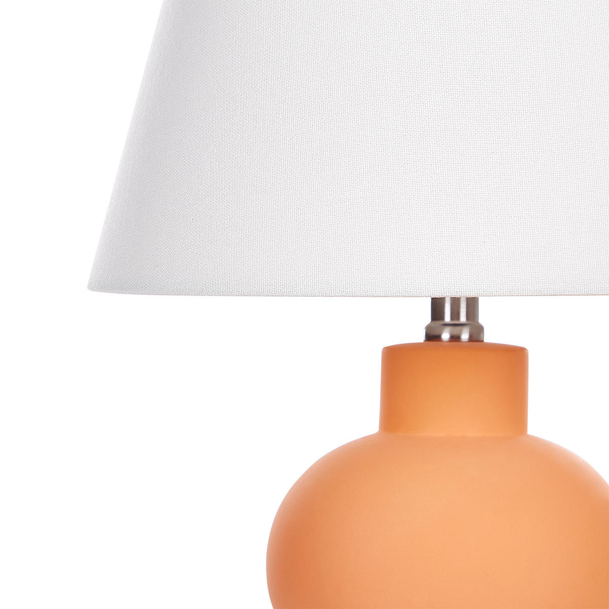 TISCHLAMPE Fabilos 30/30/48 cm - Orange, Keramik (30/30/48cm) - Beliani