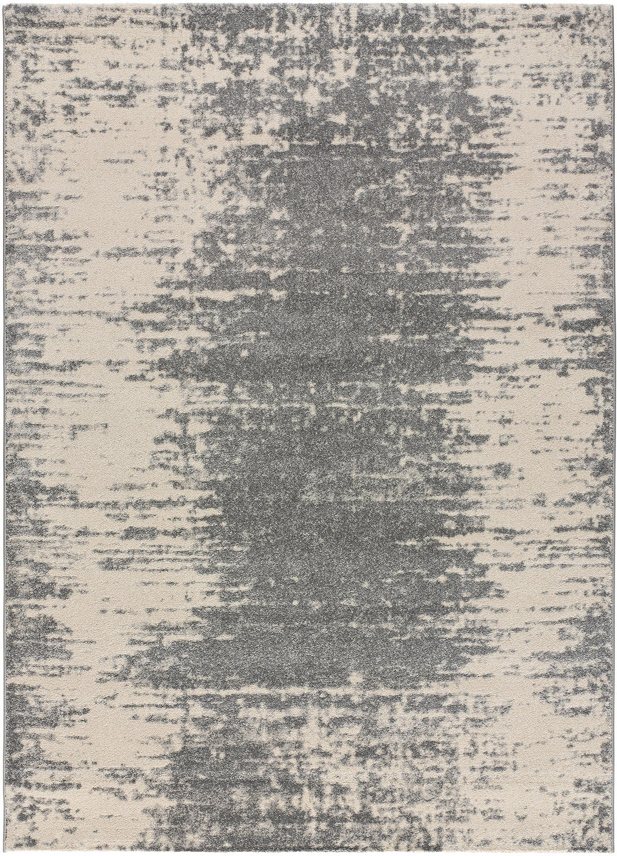 WEBTEPPICH Grau / Creme Strech Sunset 160/230 cm - Creme/Grau, Naturmaterialien/Textil (160/230cm) - Atticgo
